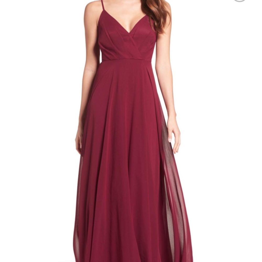 Lulu’s Burgundy/Maroon Bridesmaid’s Dress